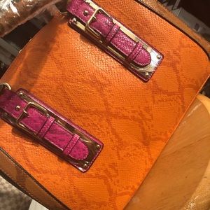 Aldo Orange and Pink Women's Bag
